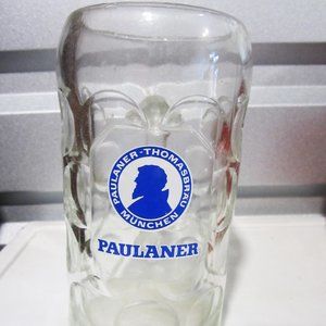 PAULANER-THOMASBRAU DIMPLE STEIN, LARGE GLASS